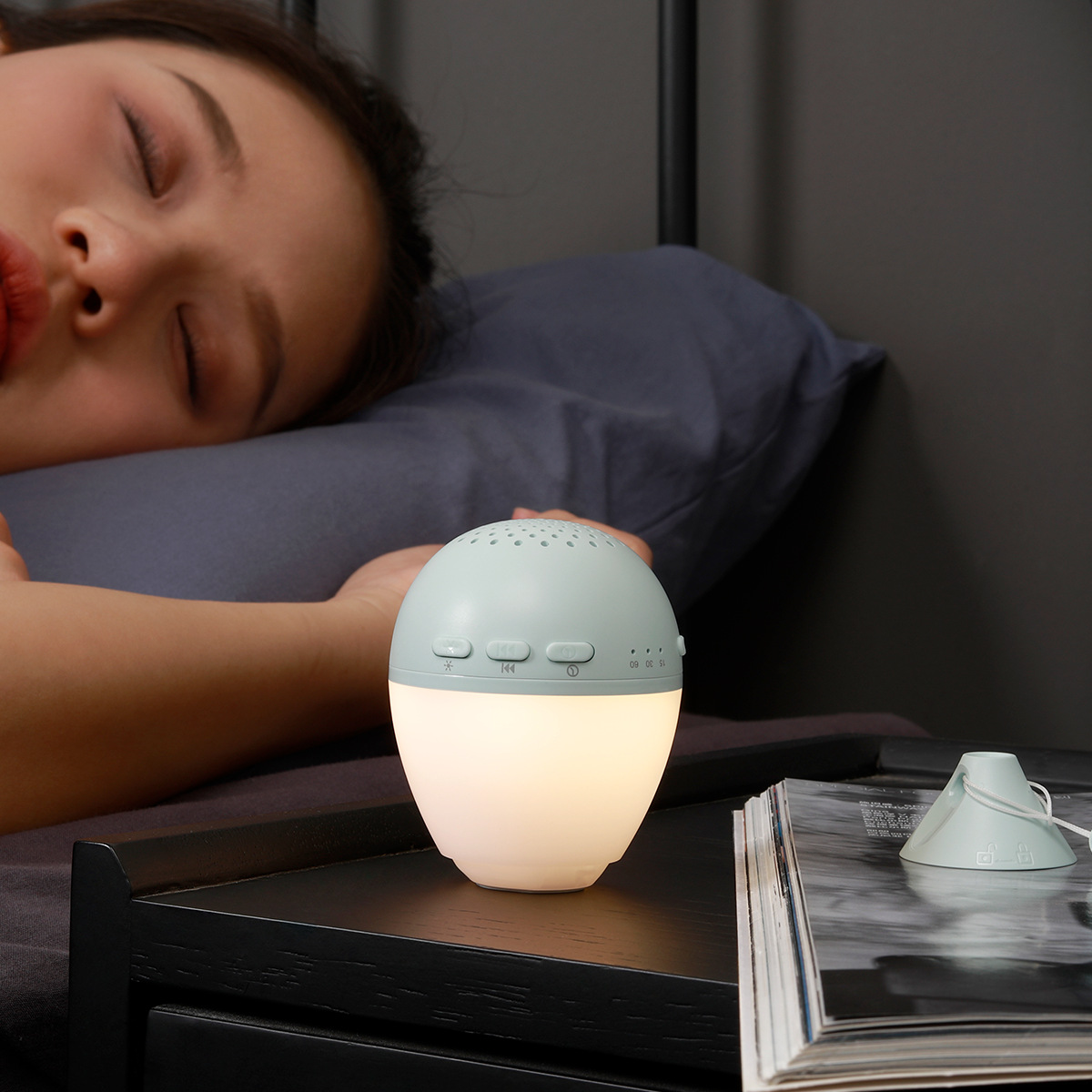 Bluetooth Speaker with Water-Drop White Noise