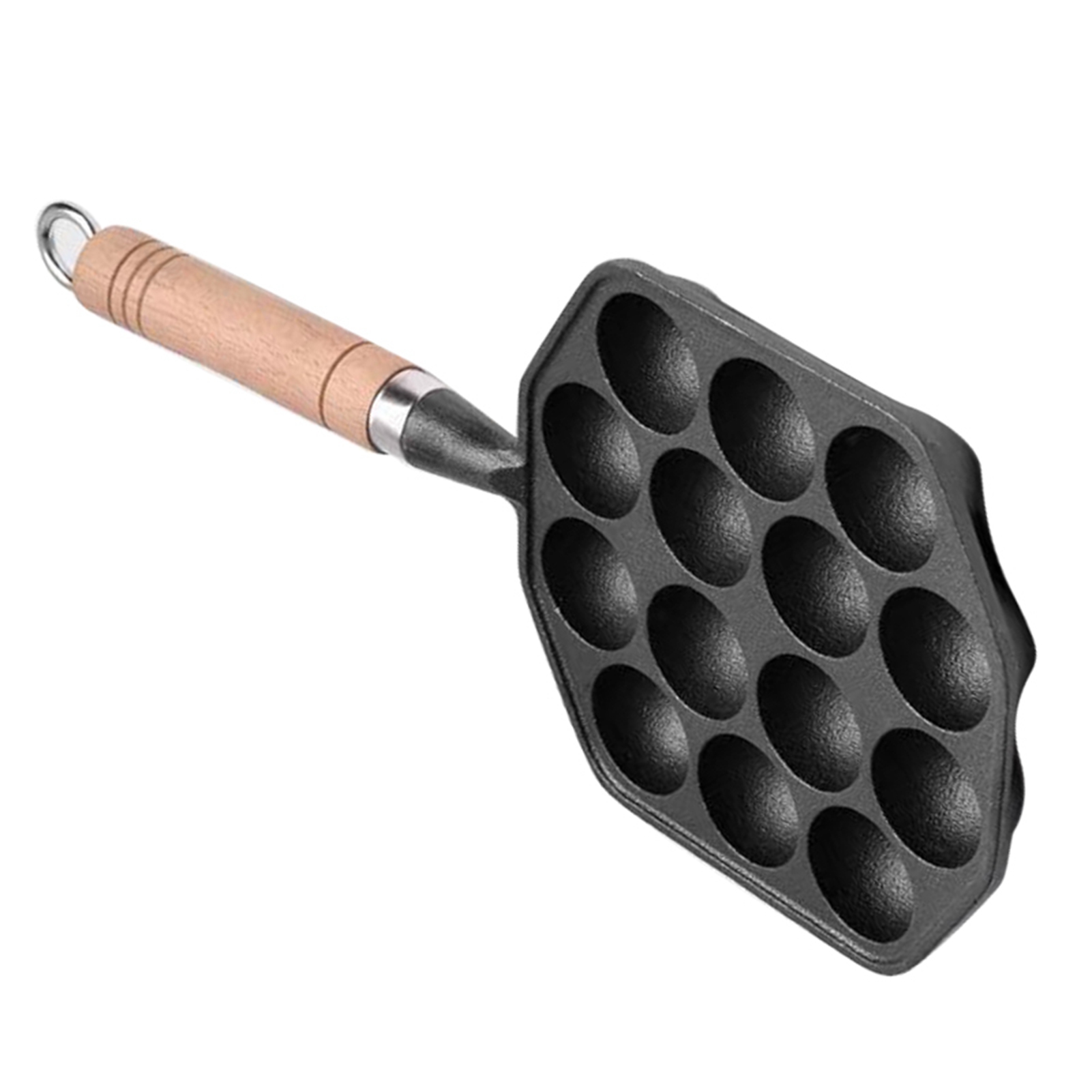 14 Holes Takoyaki Pan Nonstick Cast