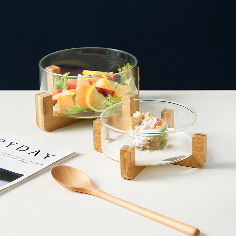 Glass Salad Bowl