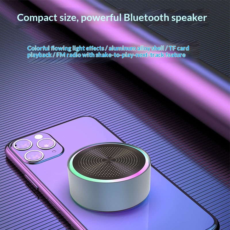Convenient Mini Aluminum Alloy Bluetooth Speaker