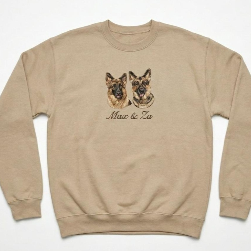 Solid-Color Crew-Neck Pullover