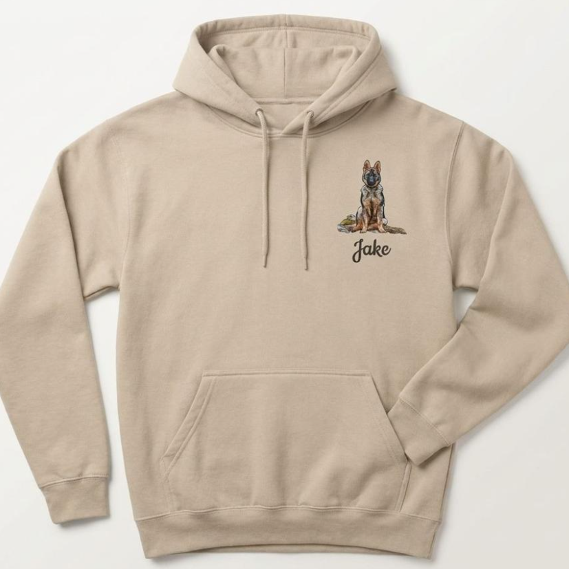 Hooded Sweatshirt with Thick Padding