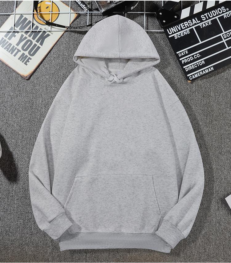 Drawstring Casual Hooded Sweatshirt