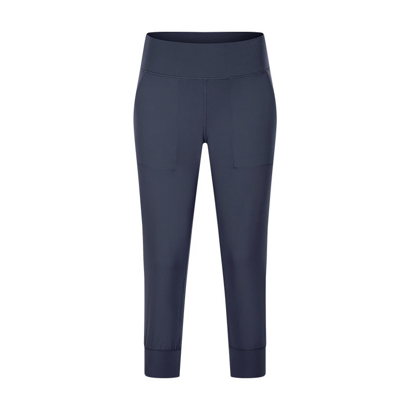 Womens Running Capri Leggings with Pocket
