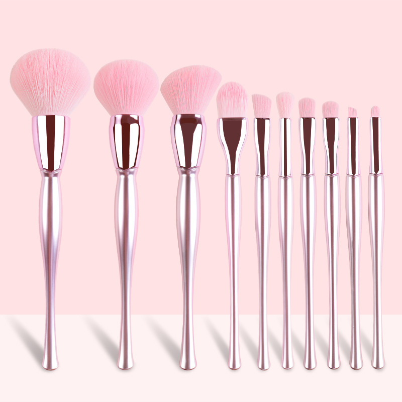 Soft Anti-Static 10-Piece Makeup Brush Set