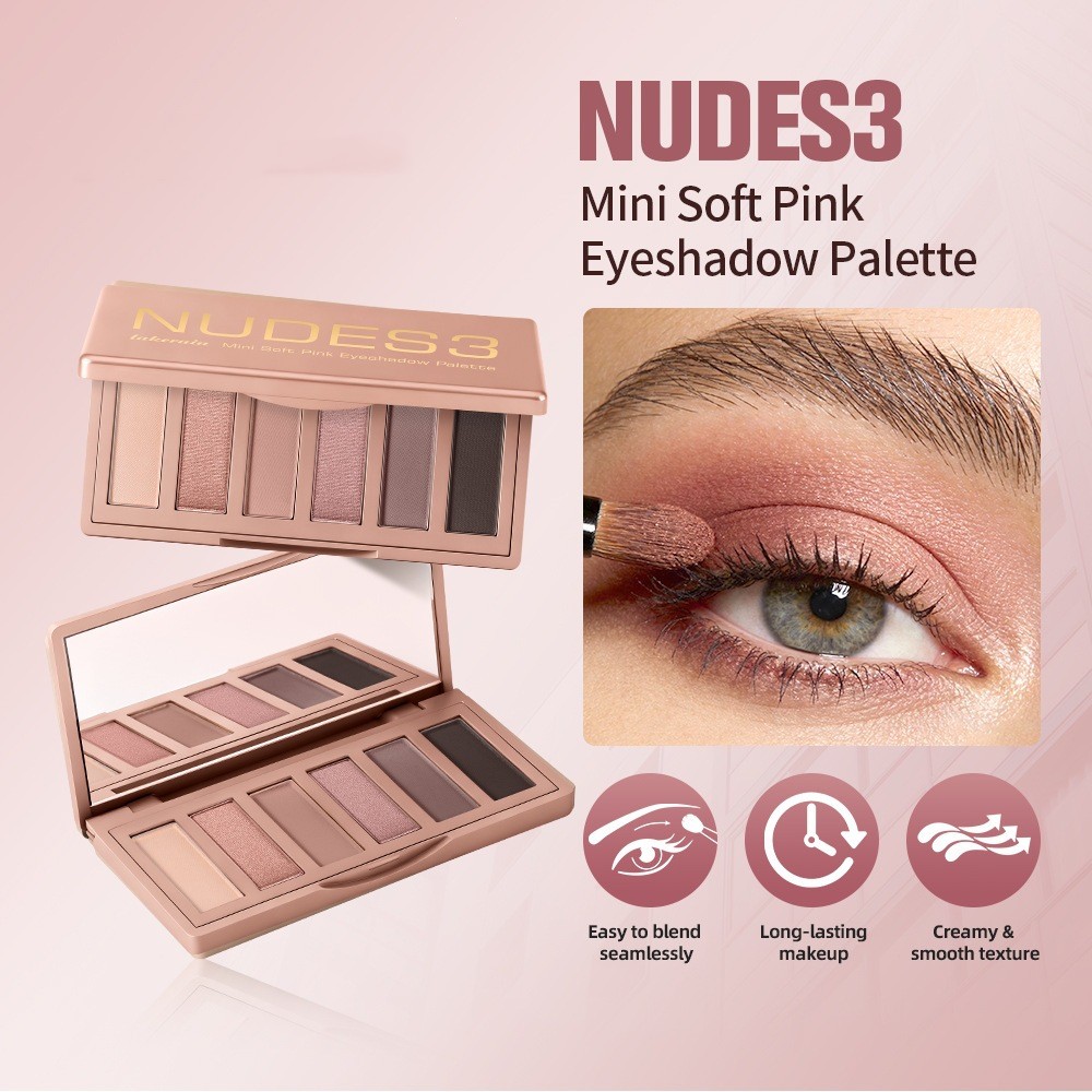 Six-Color Matte and Shimmer Mini Eyeshadow