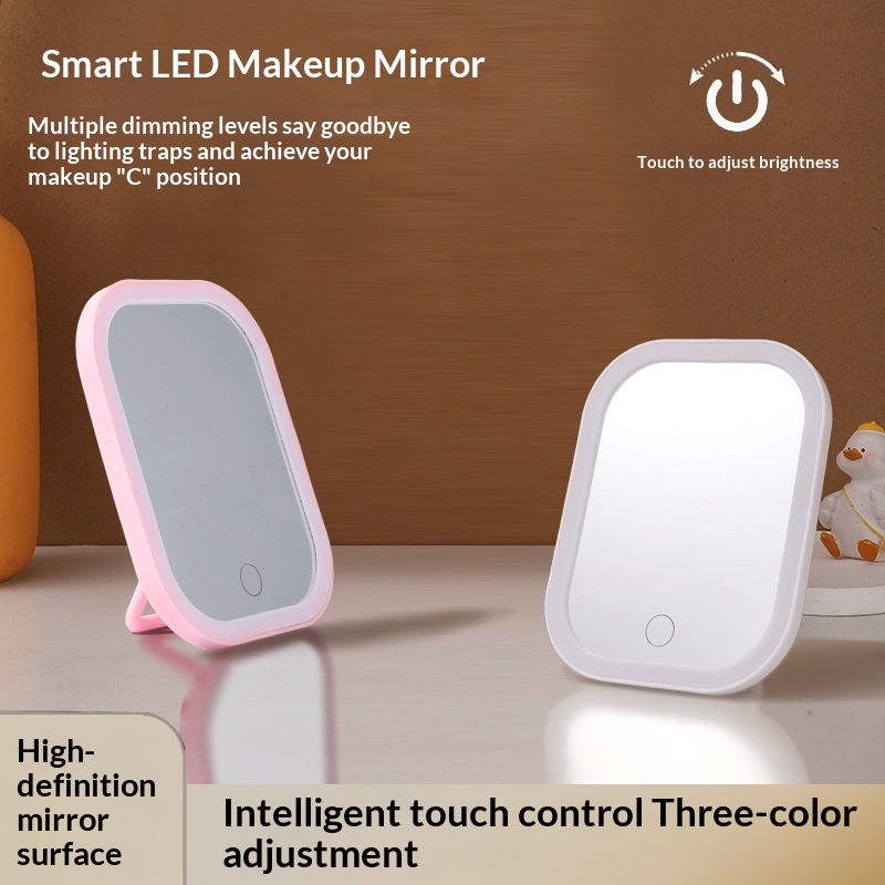 Square Illuminated LED Makeup Mirror