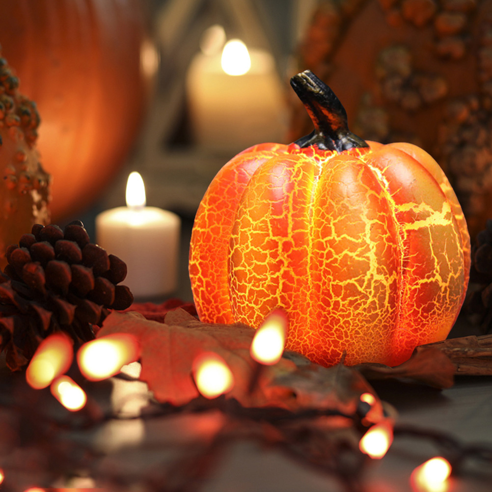 Halloween Pumpkin Lantern Resin Lamp Multiple