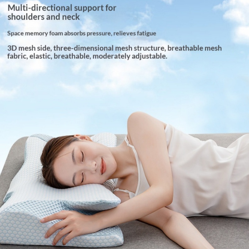 Ice-Silk Cooling Butterfly-Shaped Memory Pillow