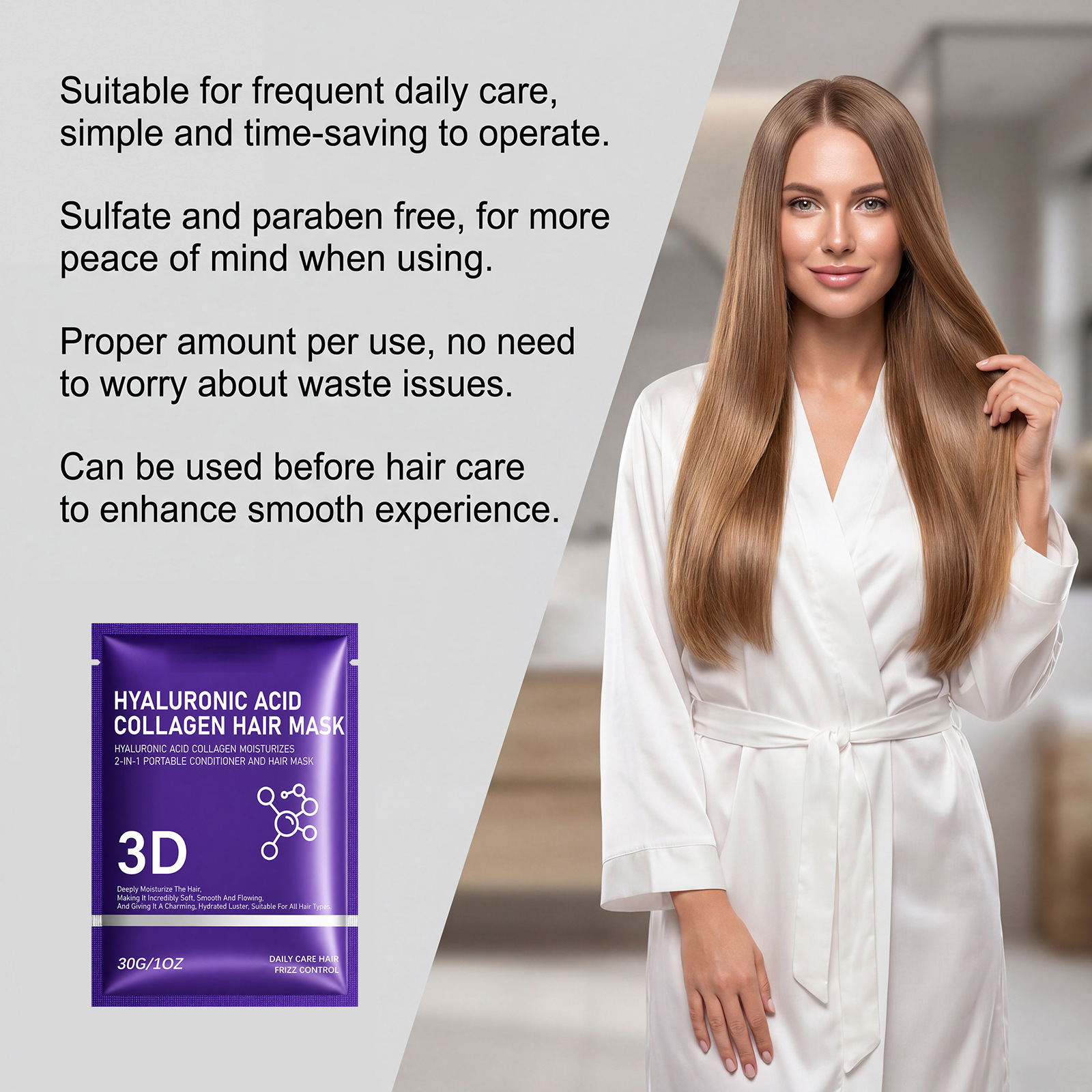 Hyaluronic Acid Moisturizing Hair Care Film