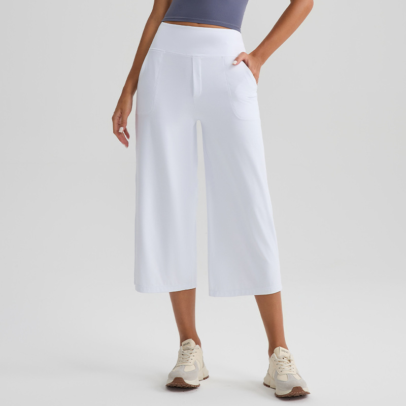 Comfortable Loose-Fit Yoga Capri Pants