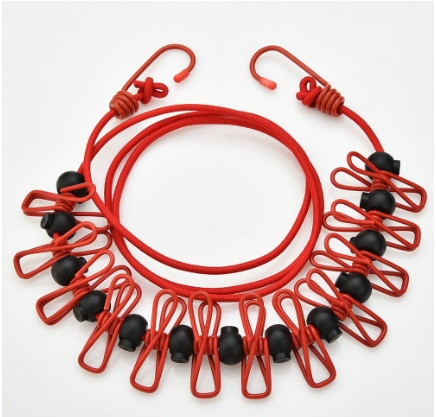 Outdoor Clothes Line-With Positioning Model-Red-1