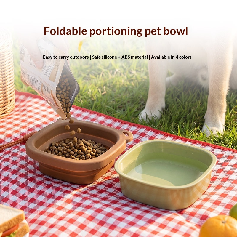 Silicone Foldable Pet Bowl
