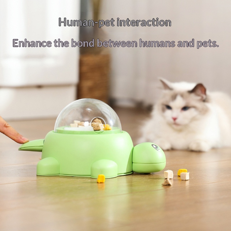 Pet Food Dispenser Puzzle-Style Little Turtle