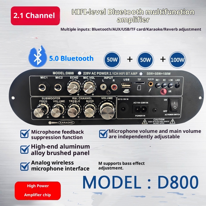 21 Channel Bluetooth Digital Amplifier Board