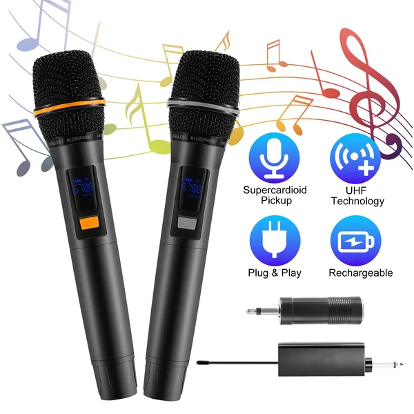 Wireless Microphones Rechargeable