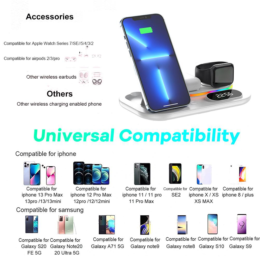 4-In-1 Fast Wireless Charging Station