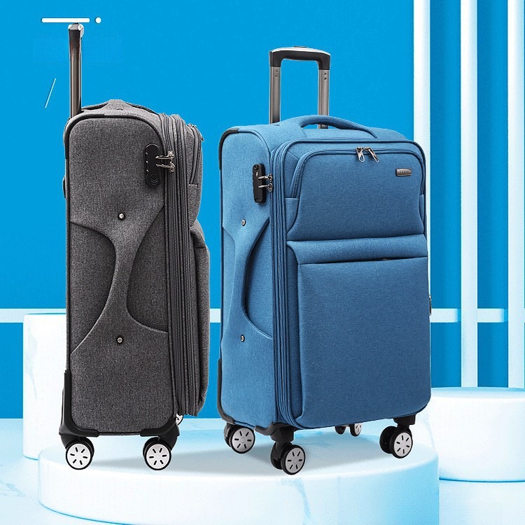 Waterproof Cross-Border Black Oxford Cloth Suitcase