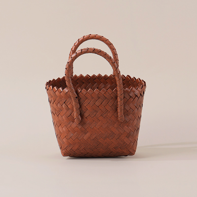 Hand Woven Rattan Style Gift Bag