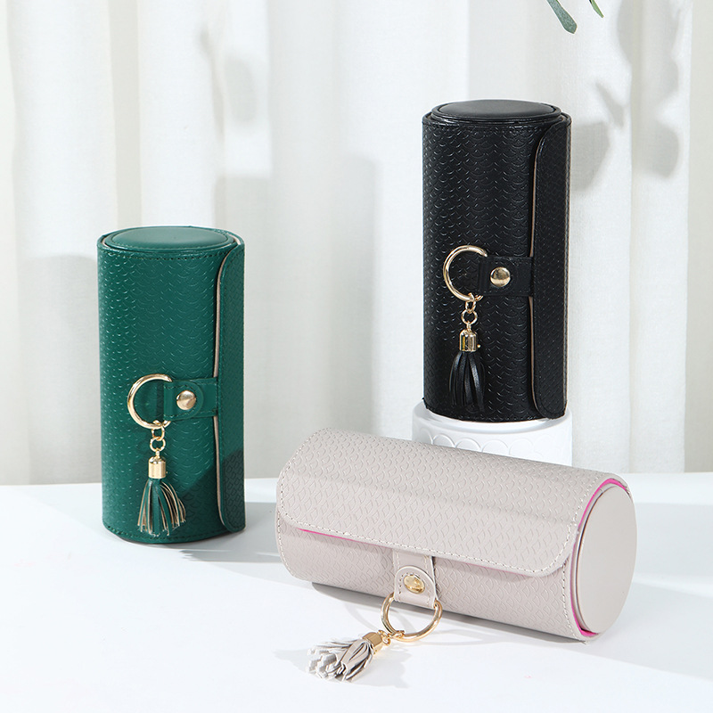 Three-Tier Portable Travel Jewelry Case