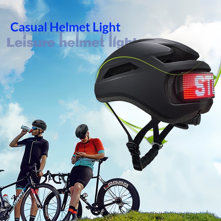 App-Connected LED Display Helmet