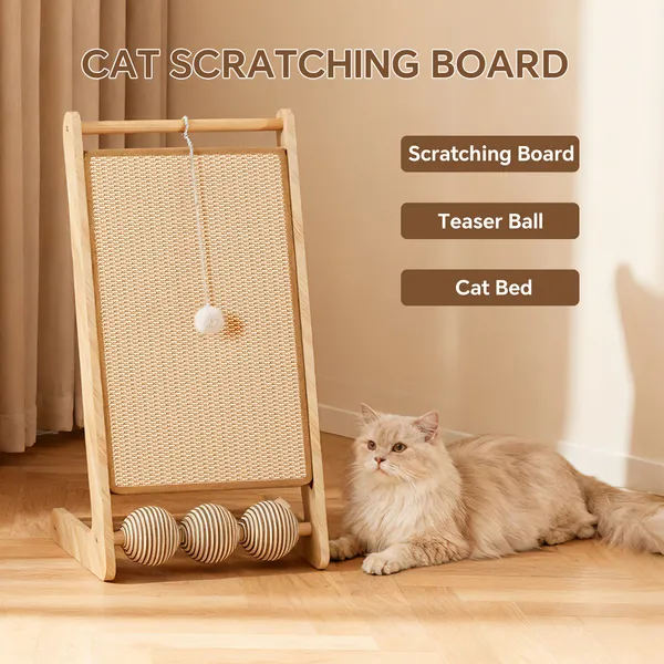 L-Shaped Sisal Cat Scratching Board