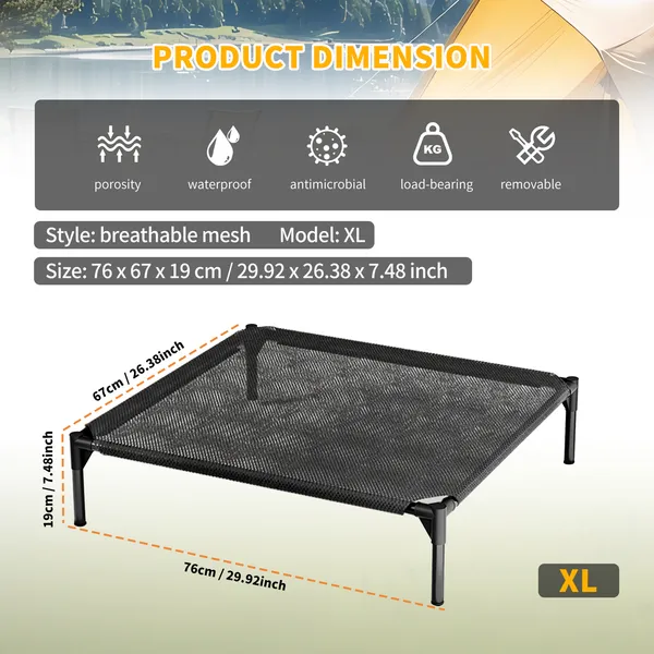 XL-Type Mesh Pet Bed with Ventilation